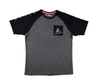 T-Shirt Tribal schwarz-grau L