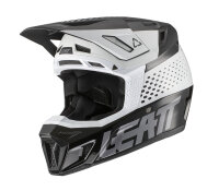 Helm inkl. Brille 8.5 V21.1 schwarz-weiss XL
