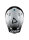 Helm inkl. Brille 7.5 V21.1 weiss-schwarz XL