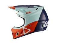 Helm inkl. Brille 7.5 V21.2 orange-grün 2XL