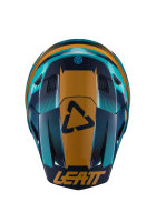 Helm inkl. Brille 7.5 V21.3 blau-gelb XL